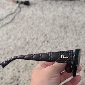 Dior Quilted Dark Brown Sunglasses